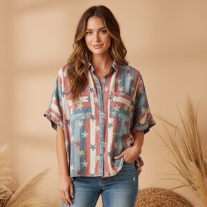 LuLaRoe Amy Dolman Sleeve Top